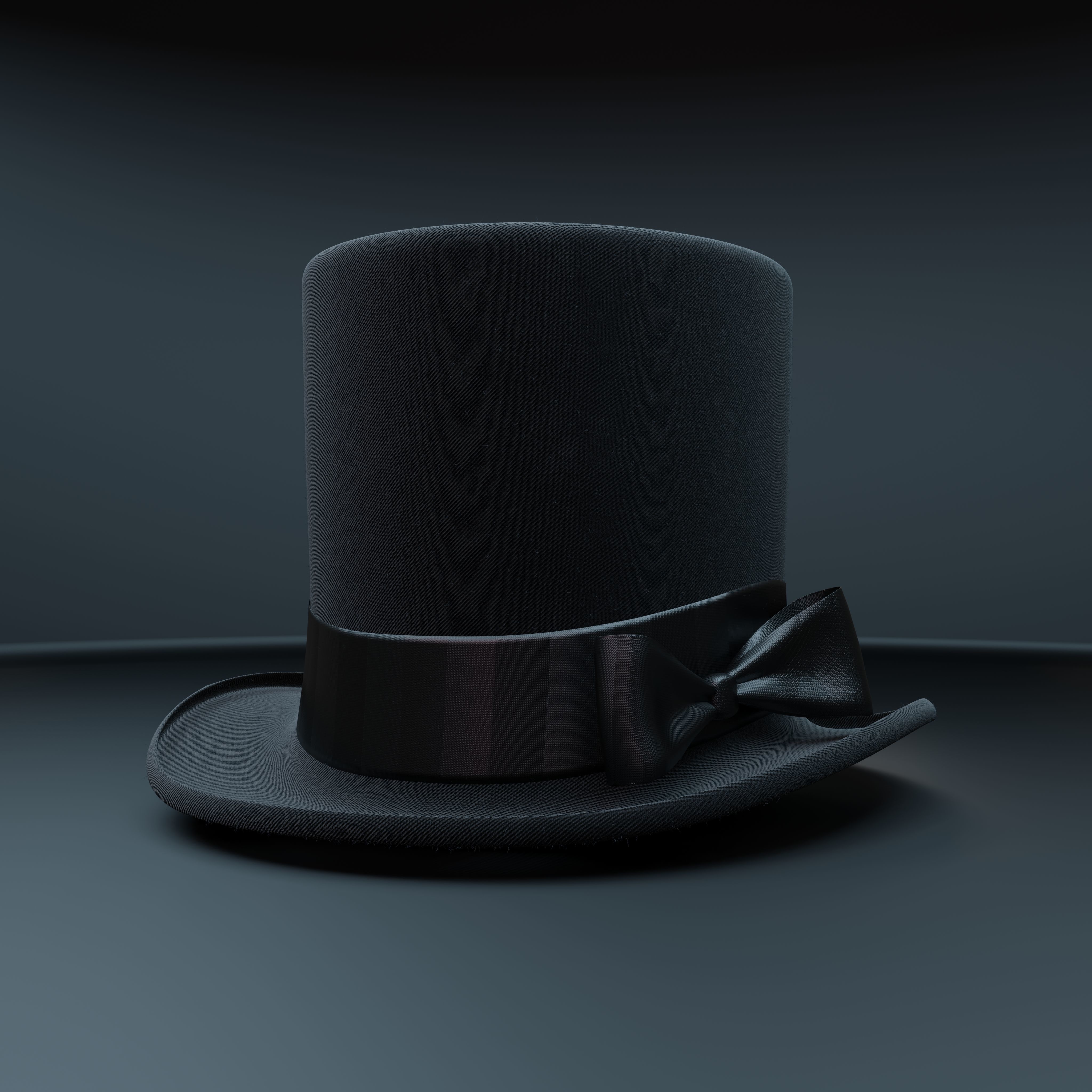 Top Hat Photorealistic PBR Low-poly 3D model_13