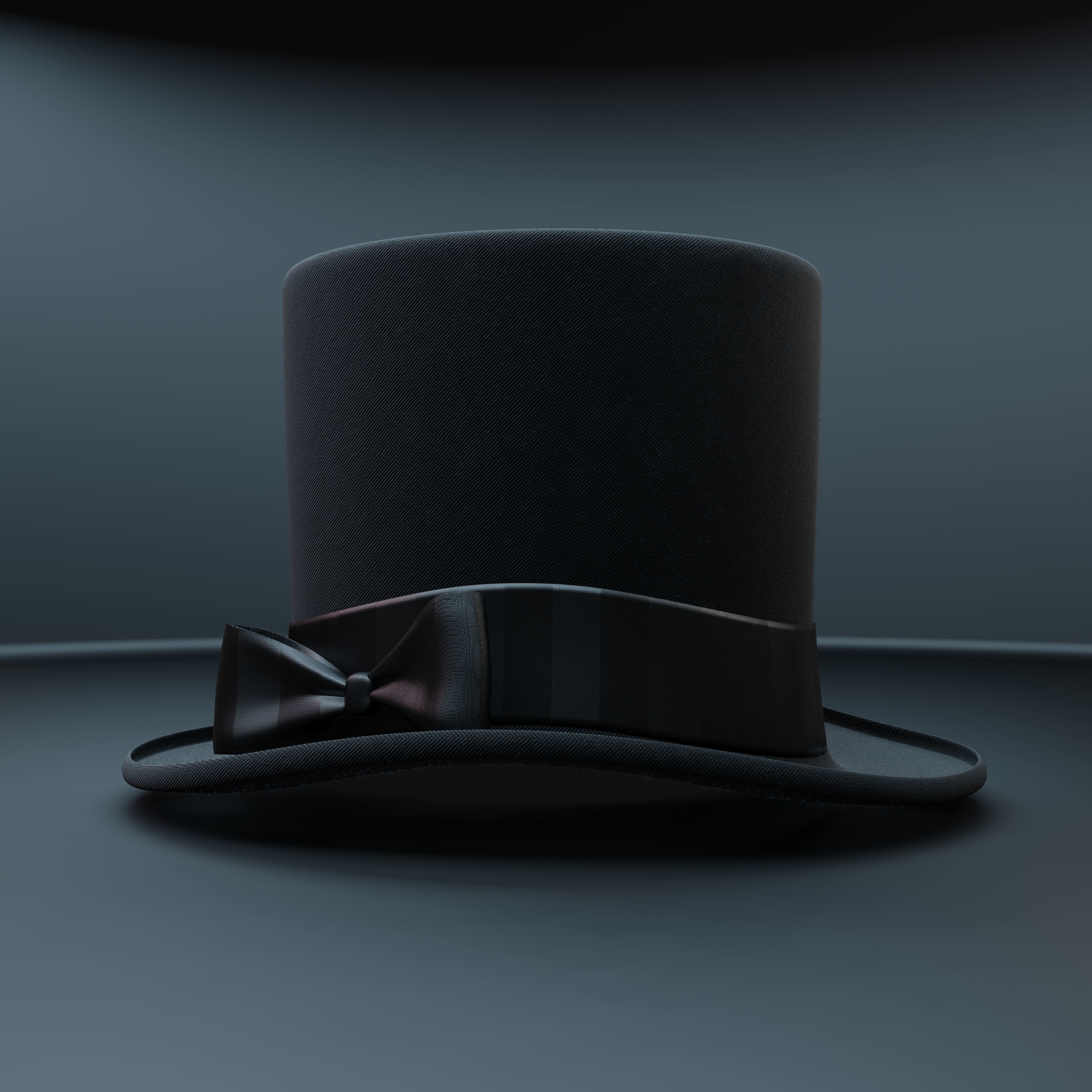 Top Hat Photorealistic PBR Low-poly 3D model_17