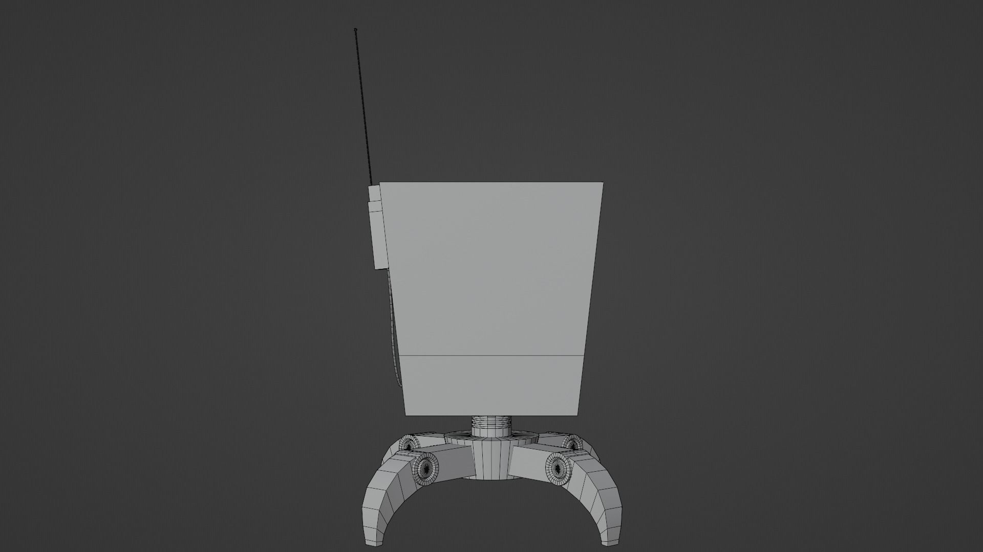 Rigged Stylized Robot Low-poly 3D model Low-poly 3D model_7