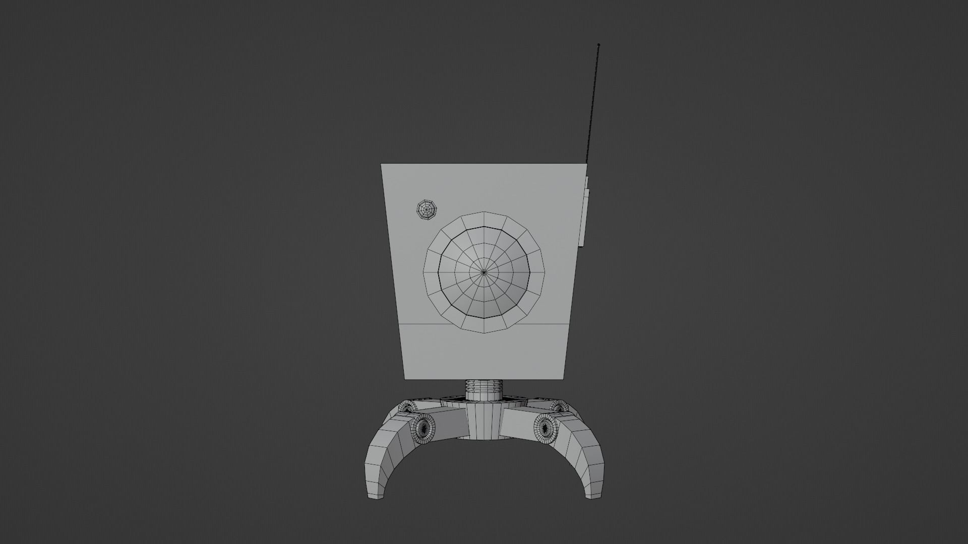 Rigged Stylized Robot Low-poly 3D model Low-poly 3D model_3