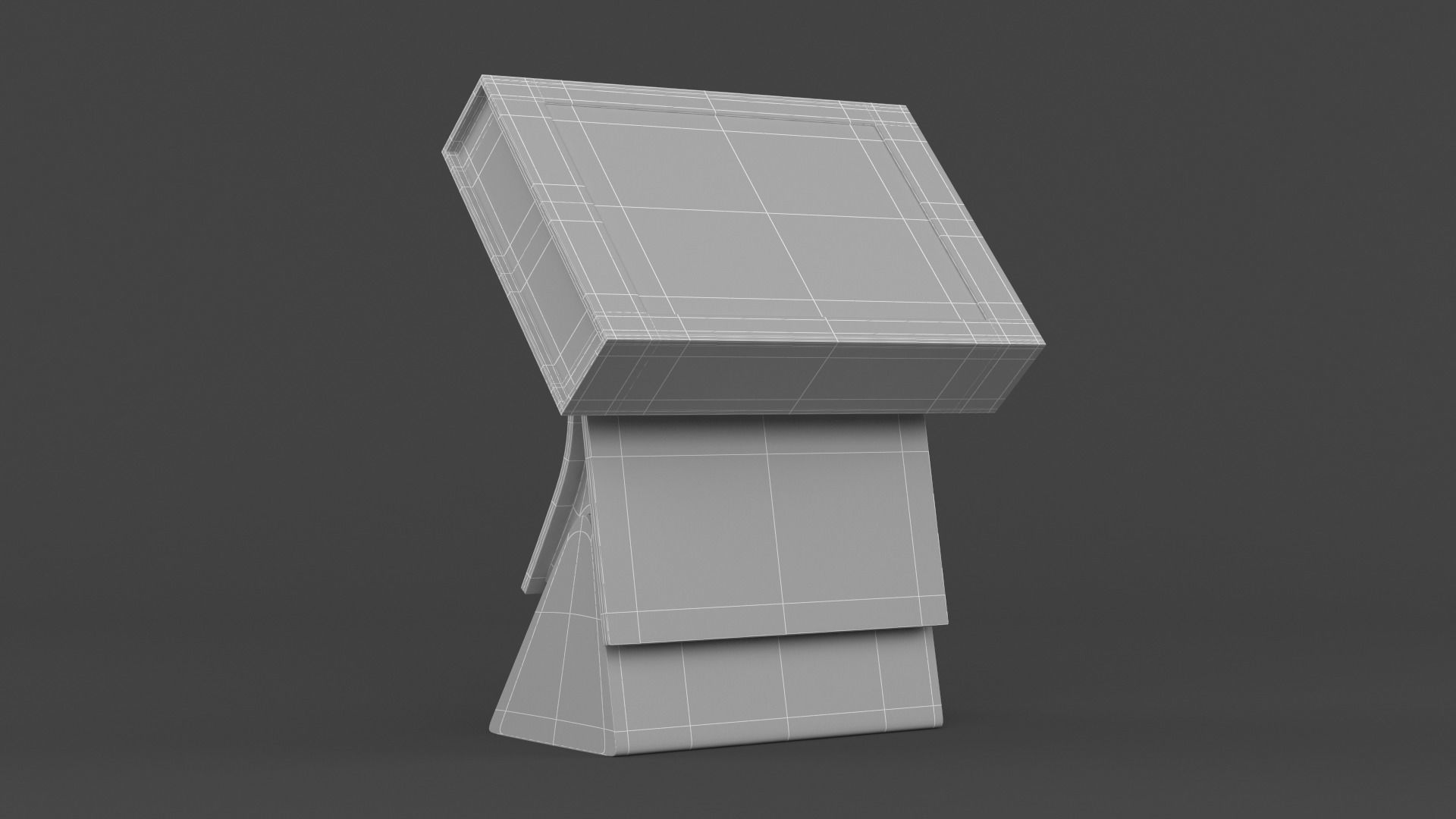 Information Kiosk 3D model_11
