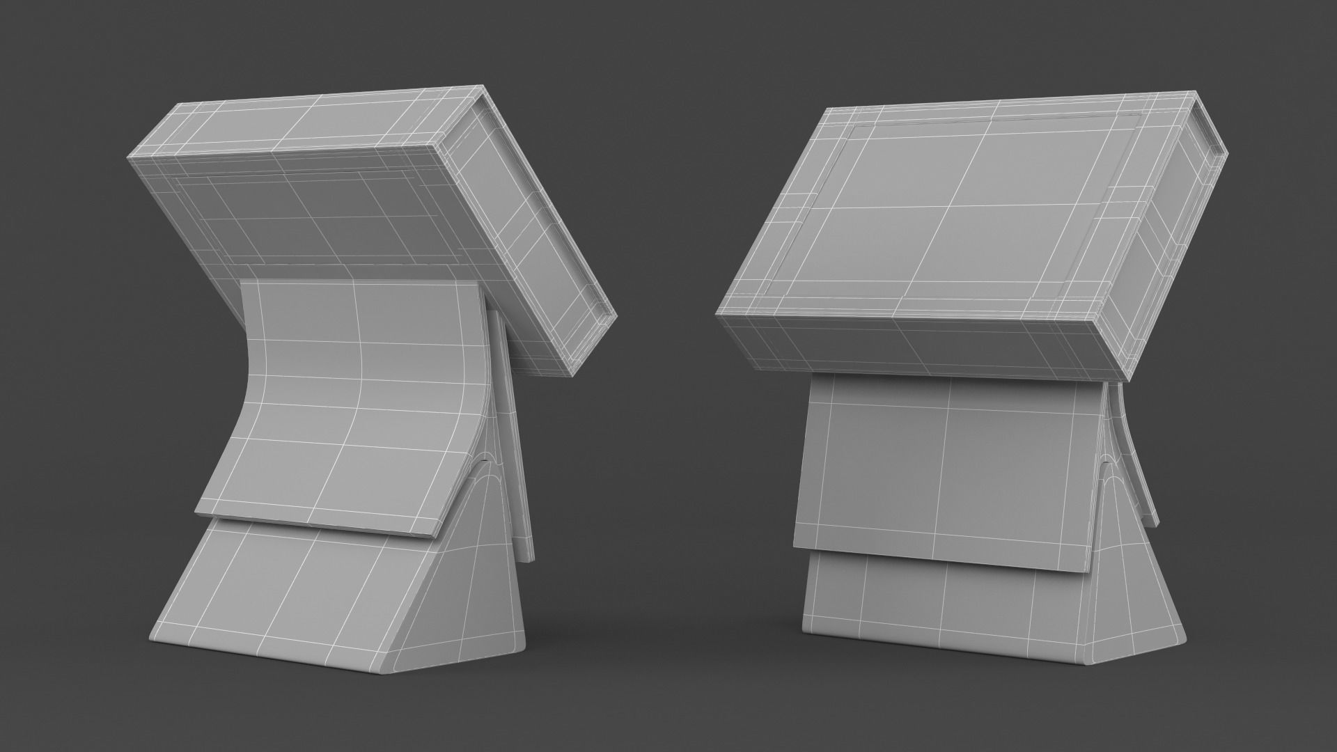 Information Kiosk 3D model_6