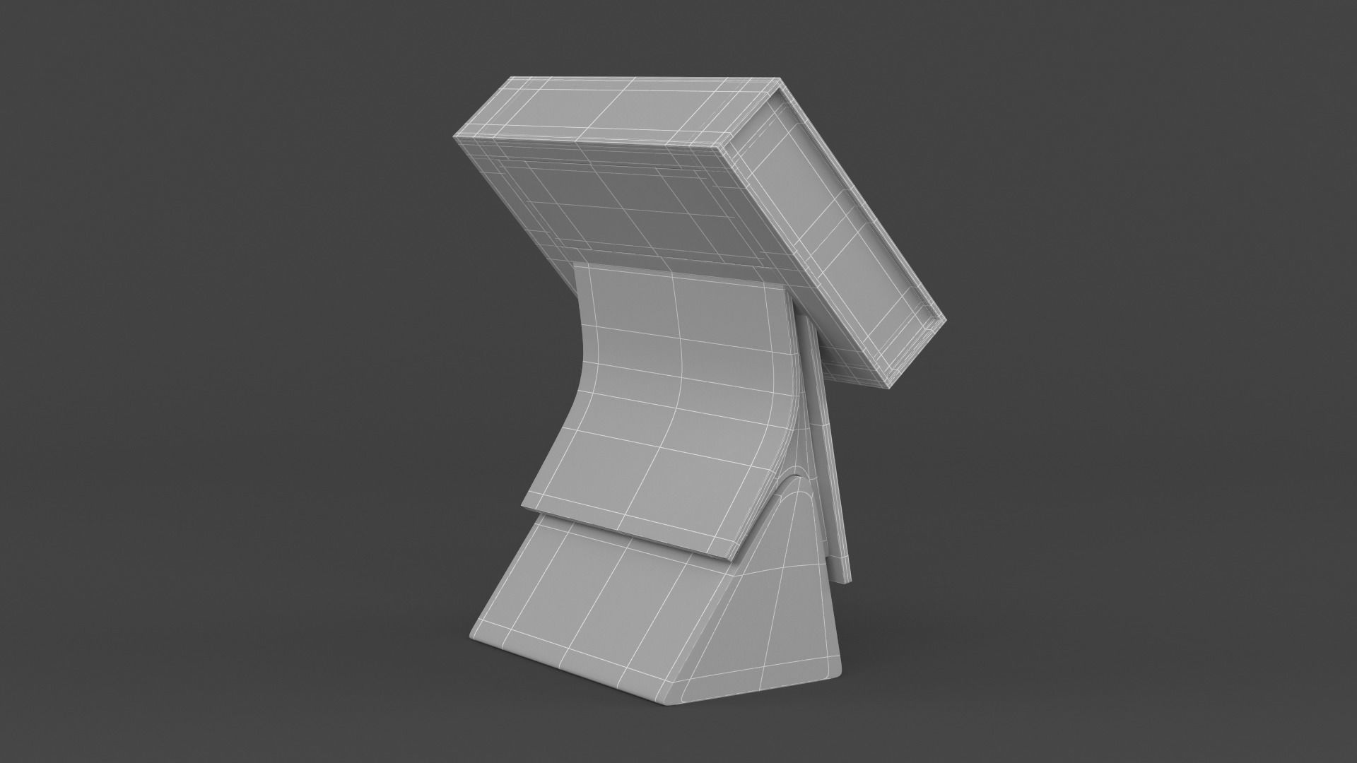 Information Kiosk 3D model_10