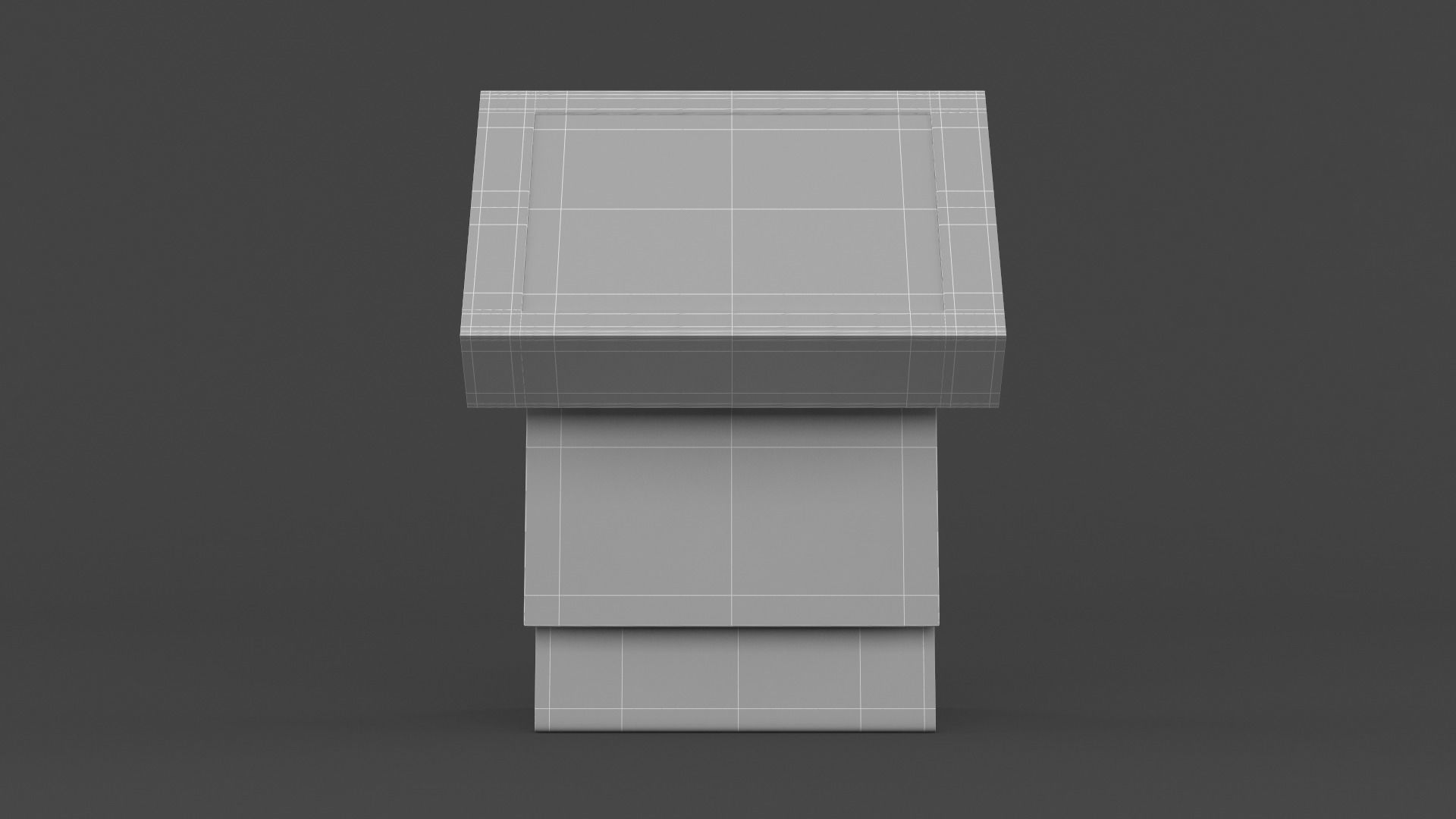 Information Kiosk 3D model_7