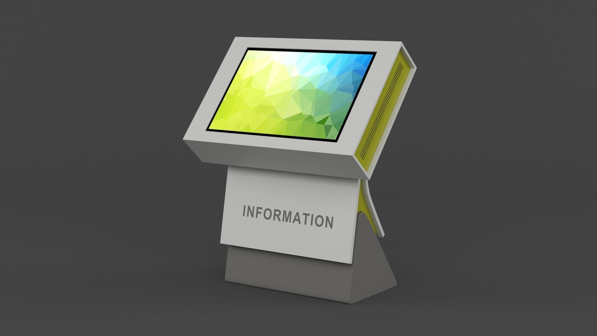 Information Kiosk 3D model_2
