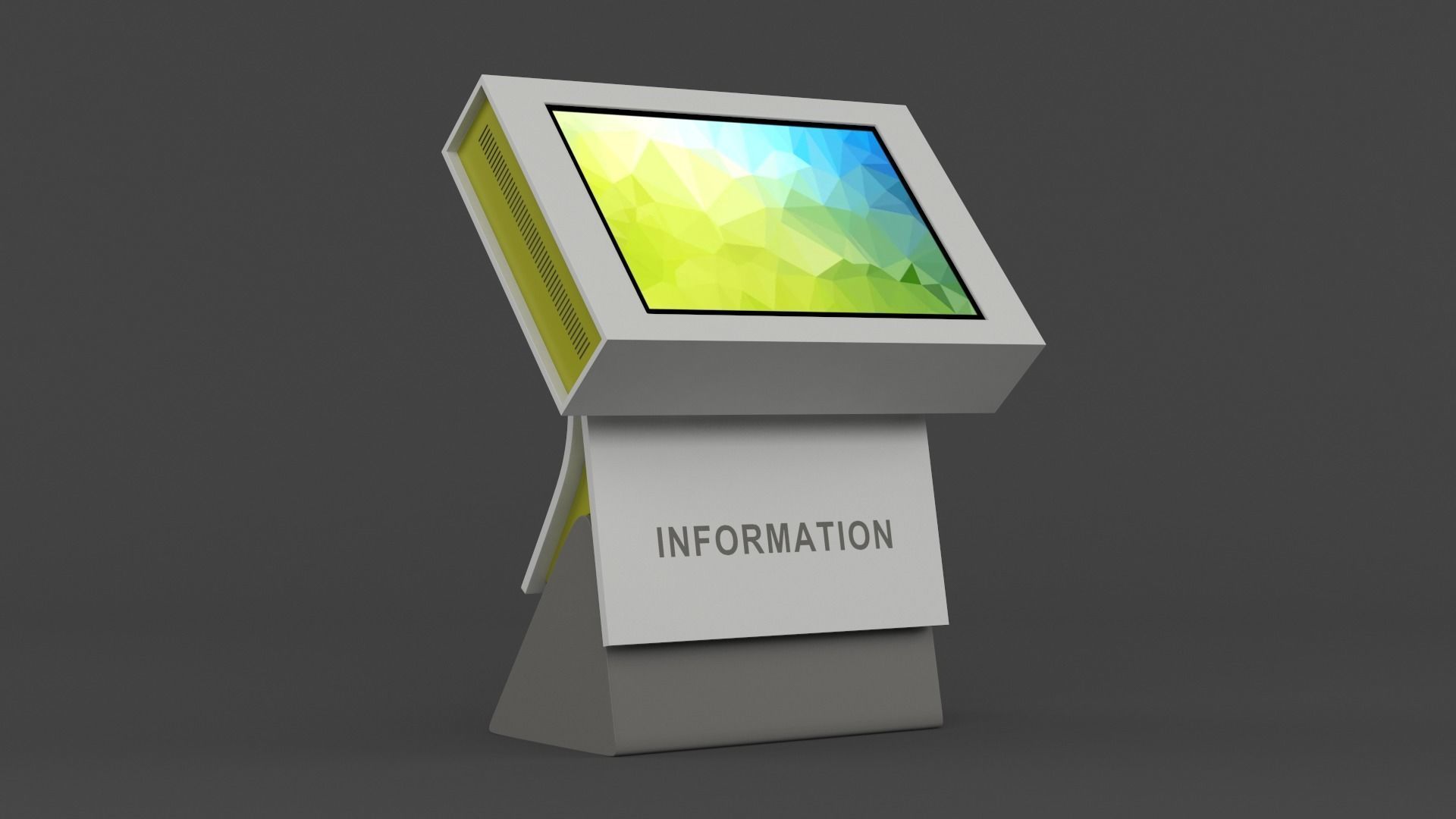 Information Kiosk 3D model_5