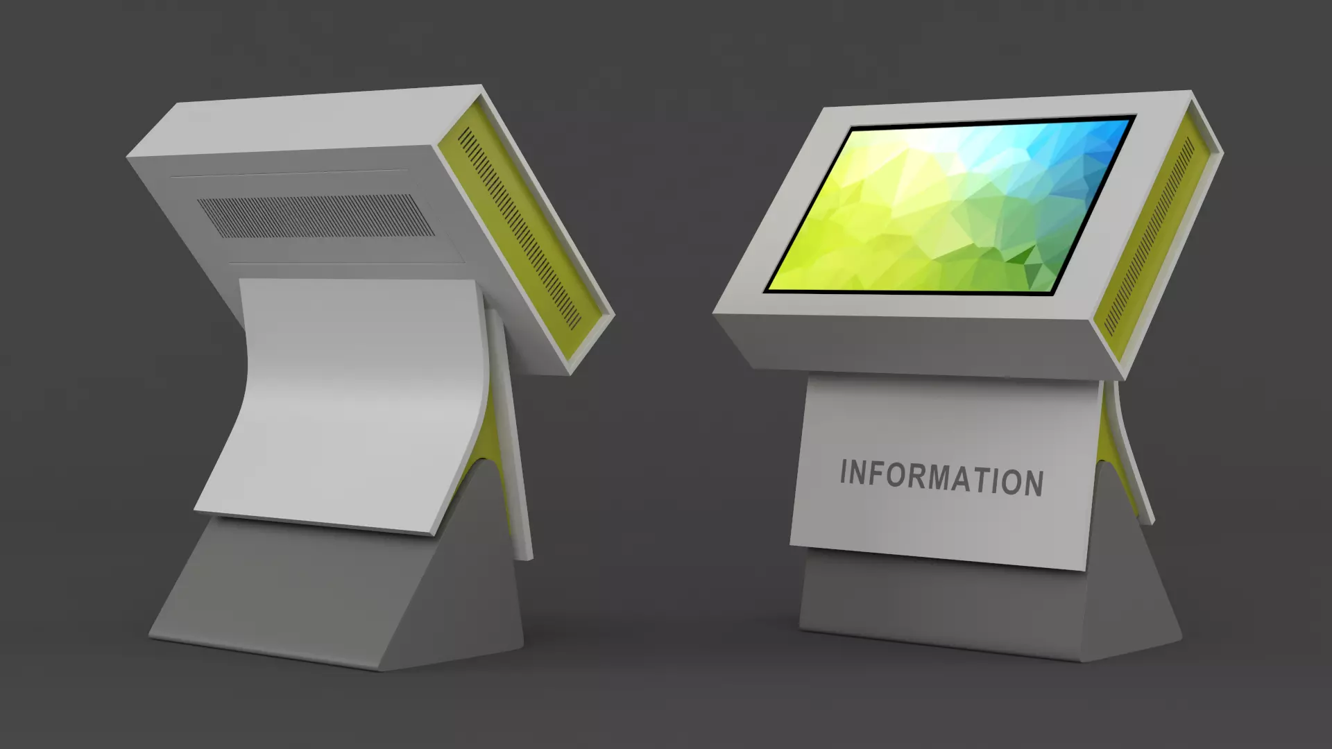 Information Kiosk 3D model_0