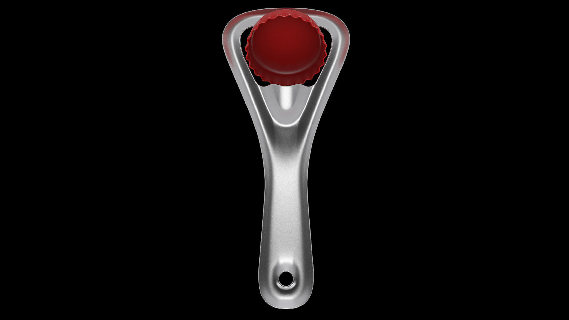 Bottle opener Low-poly 3D model_21