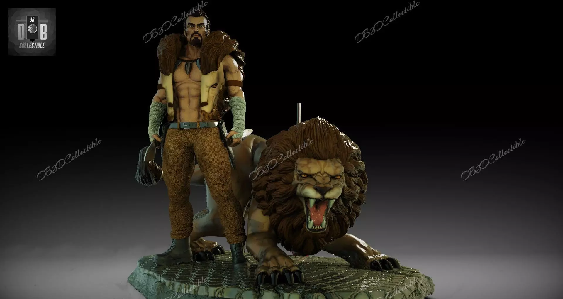 Marvel Kraven Fanart 3d printing diorama 3D print model_0