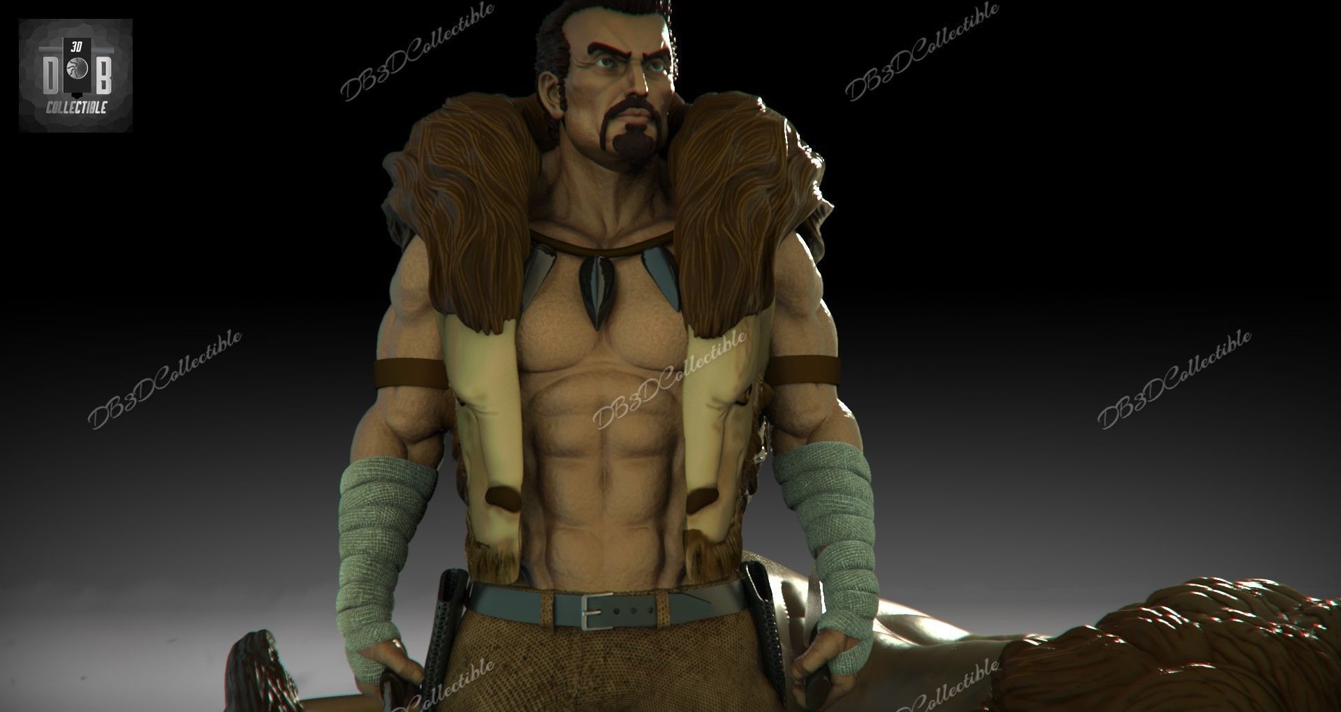 Marvel Kraven Fanart 3d printing diorama 3D print model_2