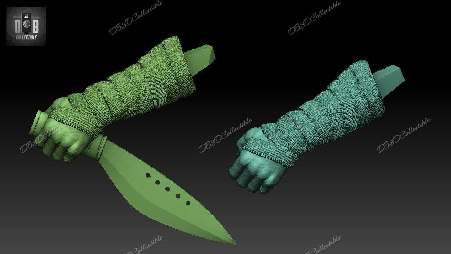 Marvel Kraven Fanart 3d printing diorama 3D print model_9