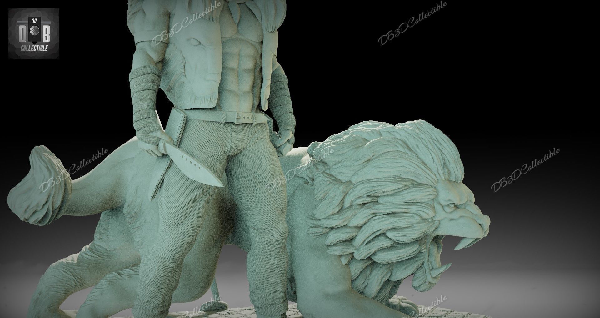 Marvel Kraven Fanart 3d printing diorama 3D print model_5