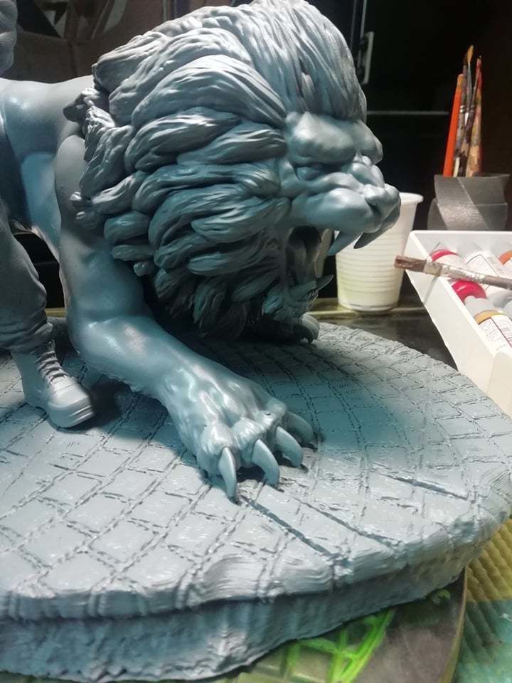 Marvel Kraven Fanart 3d printing diorama 3D print model_12