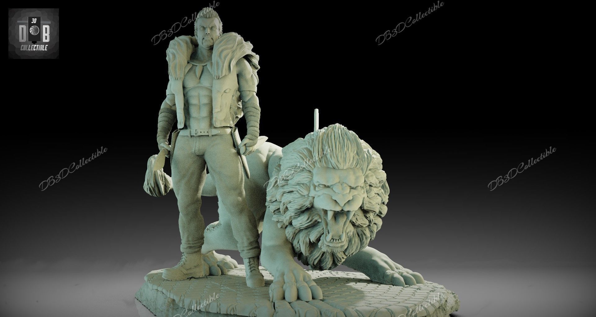 Marvel Kraven Fanart 3d printing diorama 3D print model_1