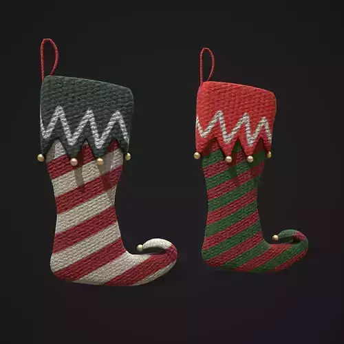 Stockings  Low-poly 3D model