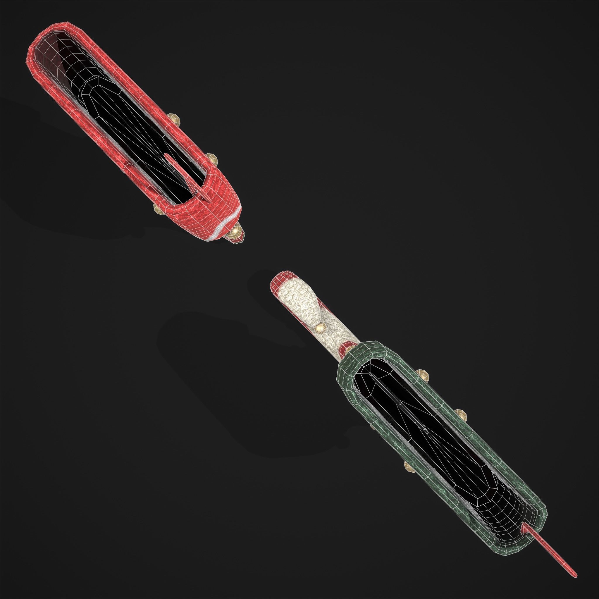 Stockings Low-poly 3D model_8