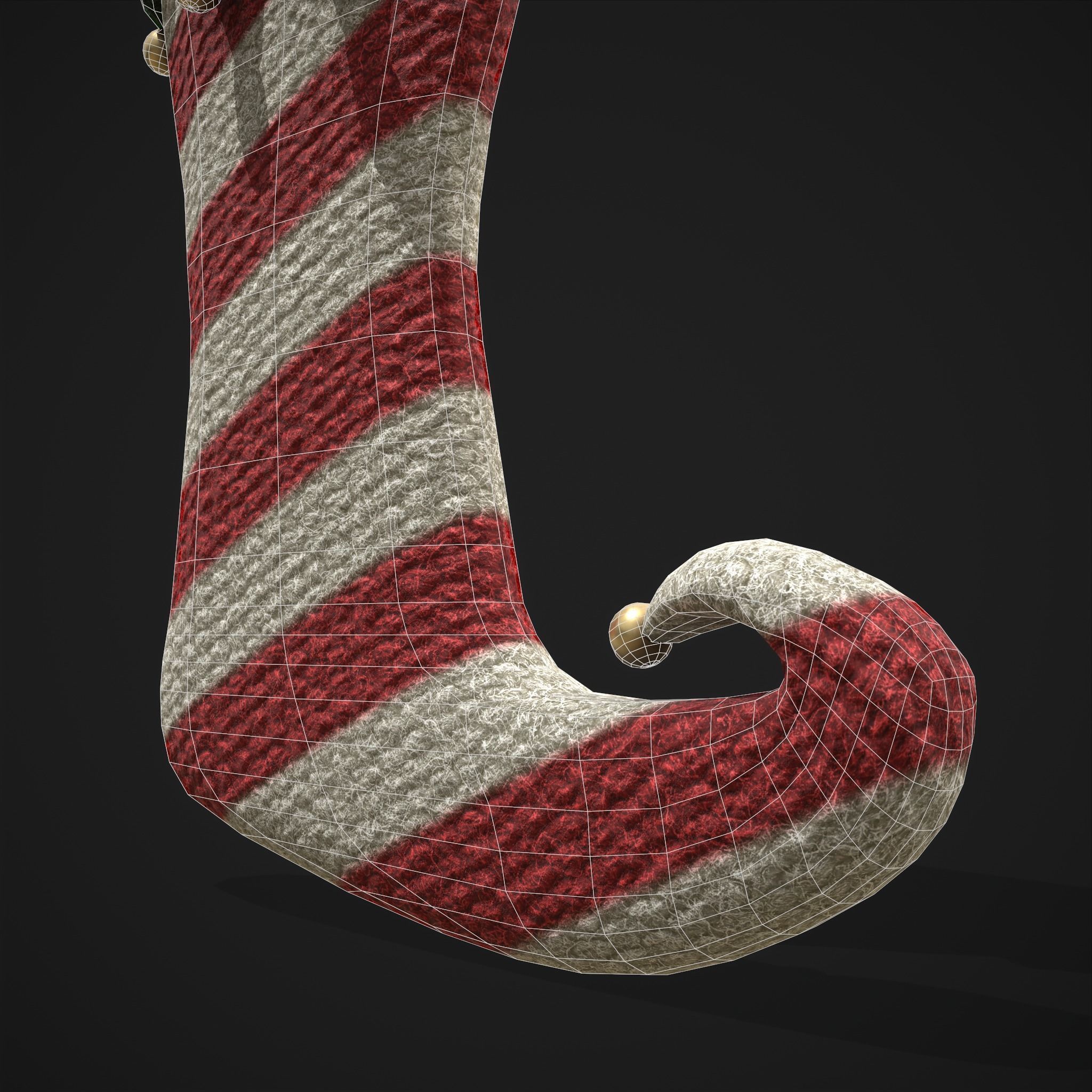 Stockings Low-poly 3D model_14