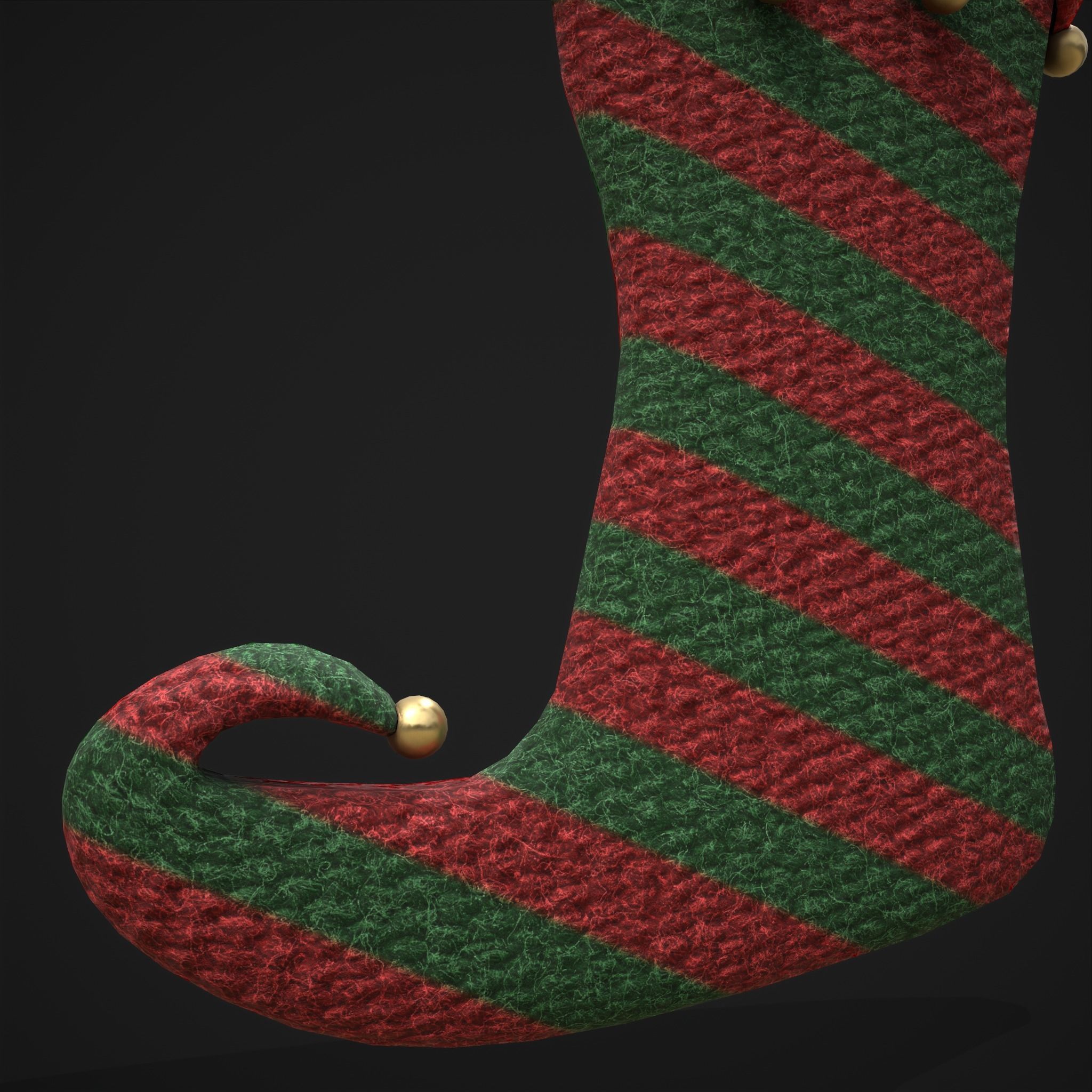 Stockings Low-poly 3D model_19
