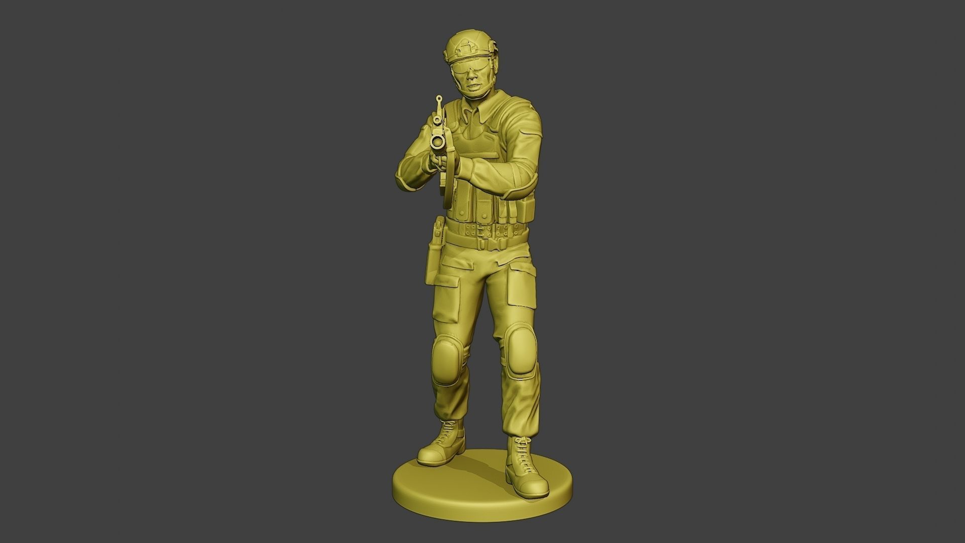 China Actual Special Forces PAP 0012 3D print model_11