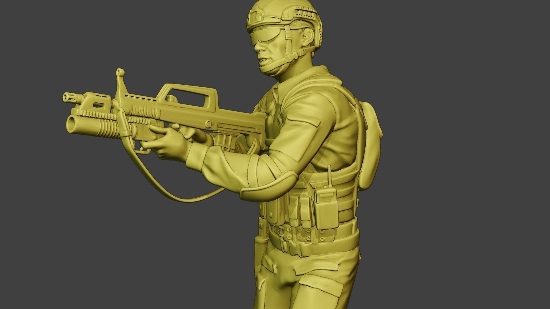 China Actual Special Forces PAP 0012 3D print model_18