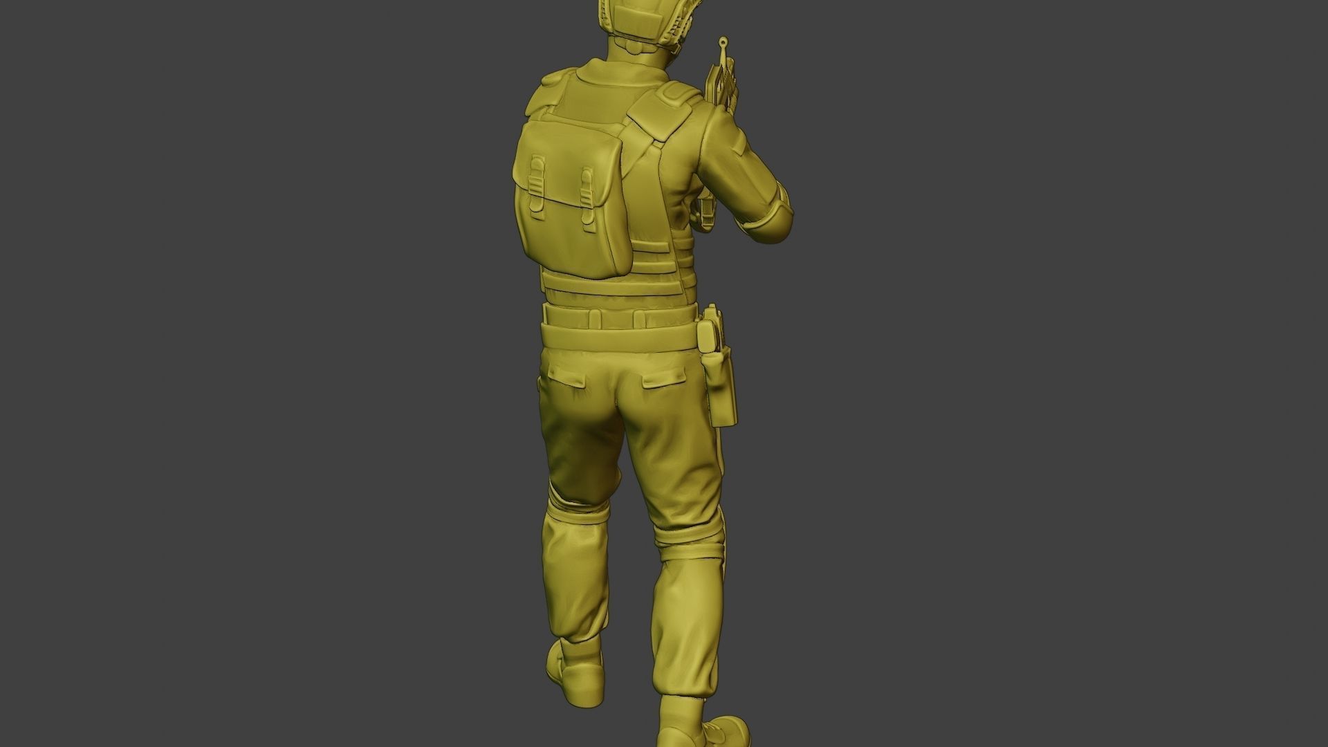 China Actual Special Forces PAP 0012 3D print model_25