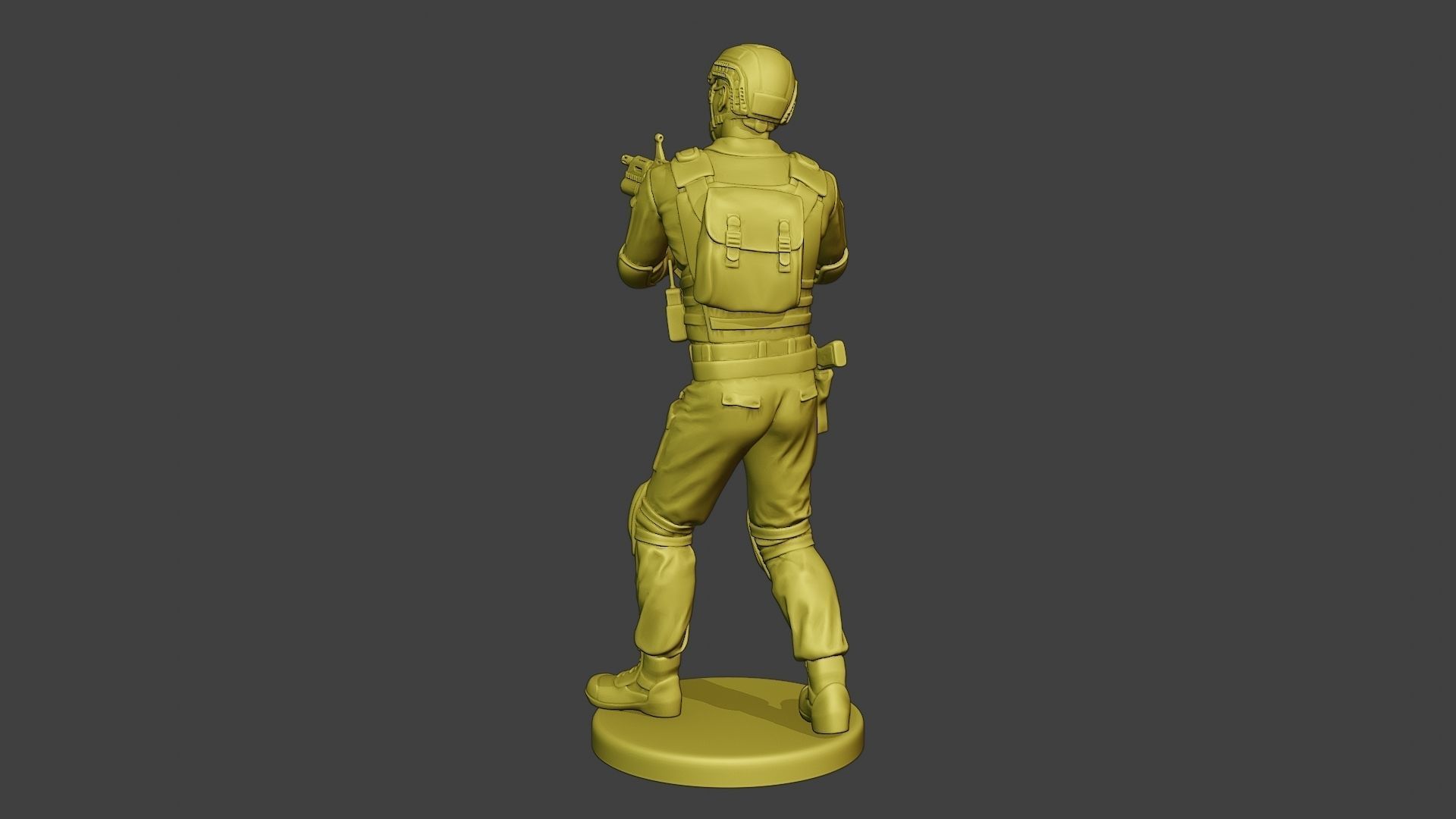 China Actual Special Forces PAP 0012 3D print model_5