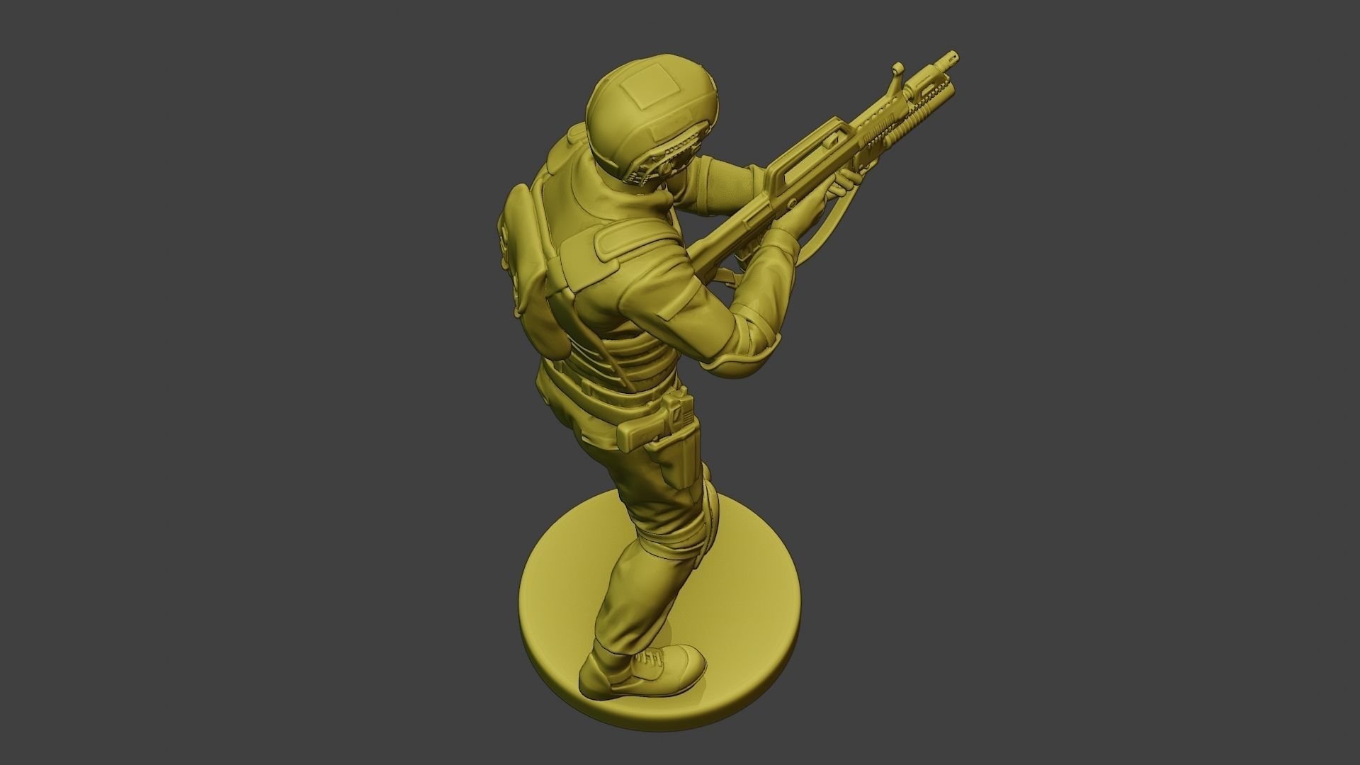 China Actual Special Forces PAP 0012 3D print model_22