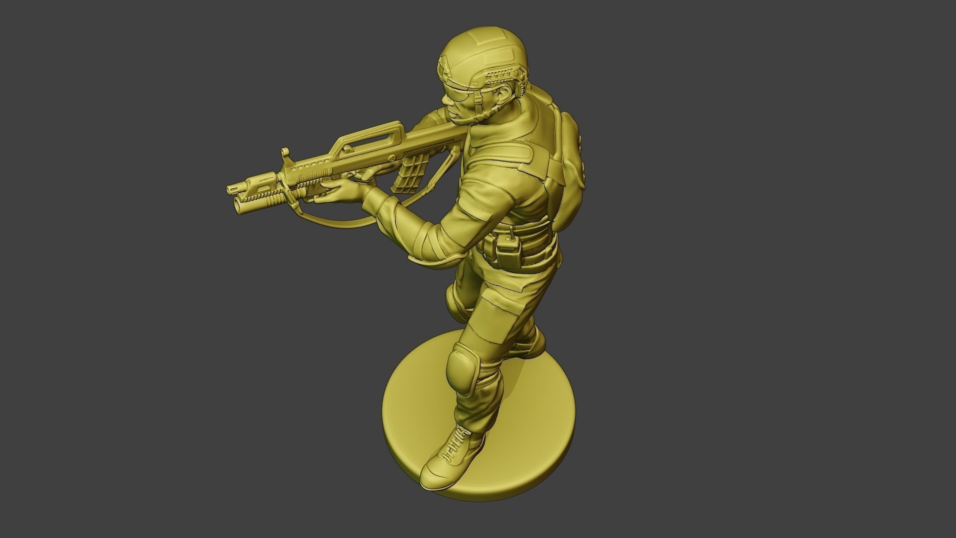 China Actual Special Forces PAP 0012 3D print model_15