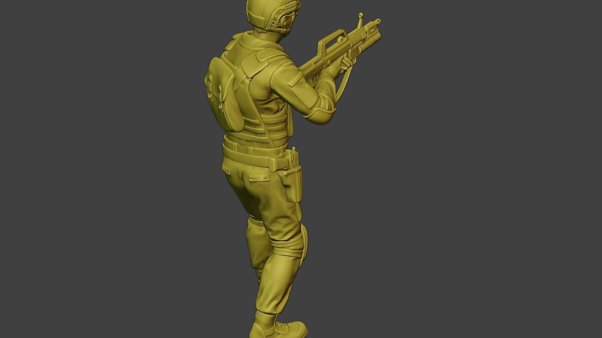 China Actual Special Forces PAP 0012 3D print model_24