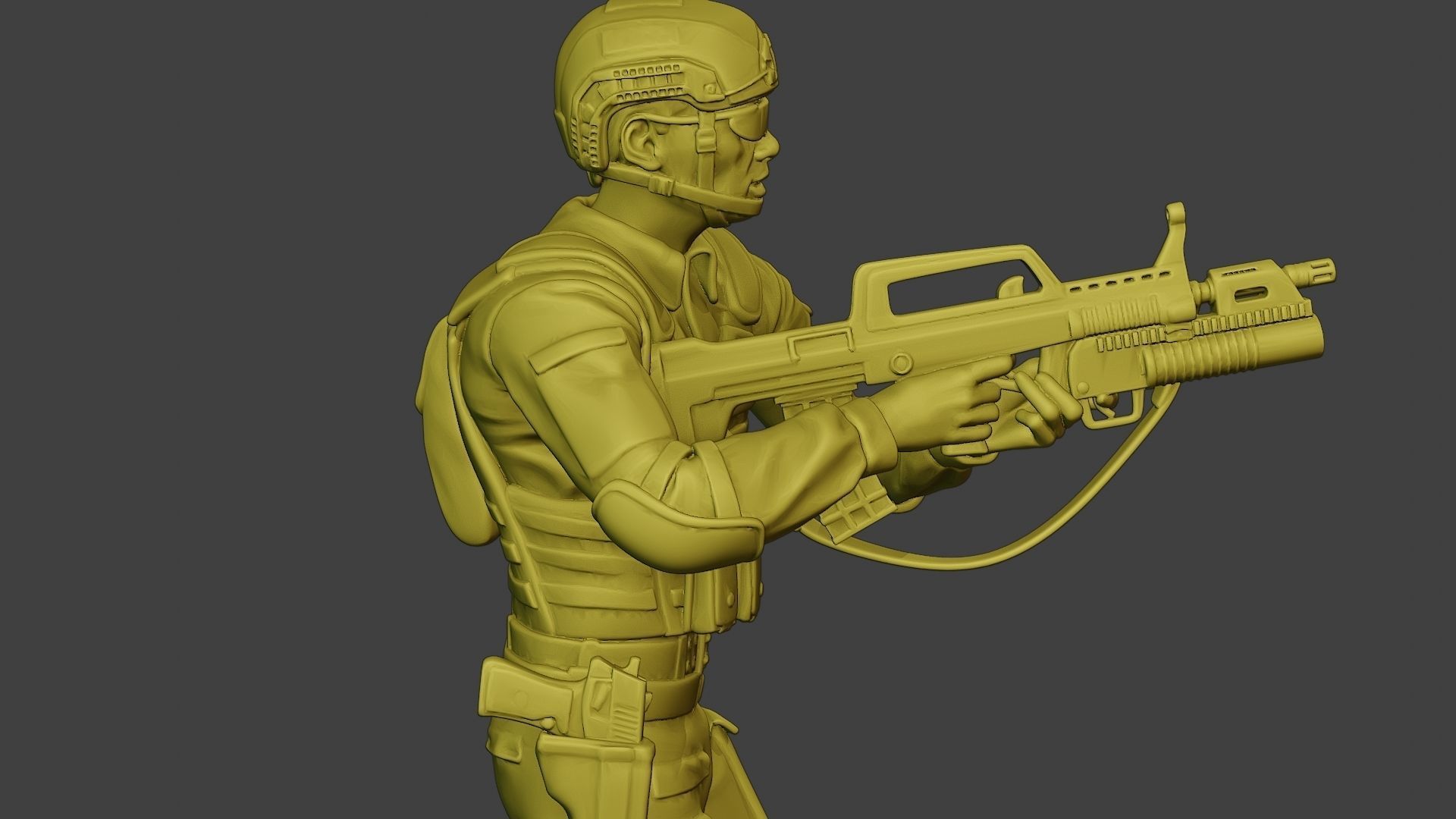 China Actual Special Forces PAP 0012 3D print model_20