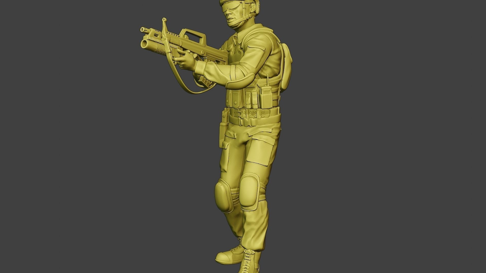 China Actual Special Forces PAP 0012 3D print model_27