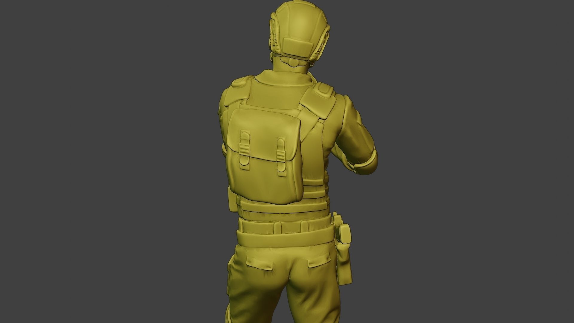 China Actual Special Forces PAP 0012 3D print model_21