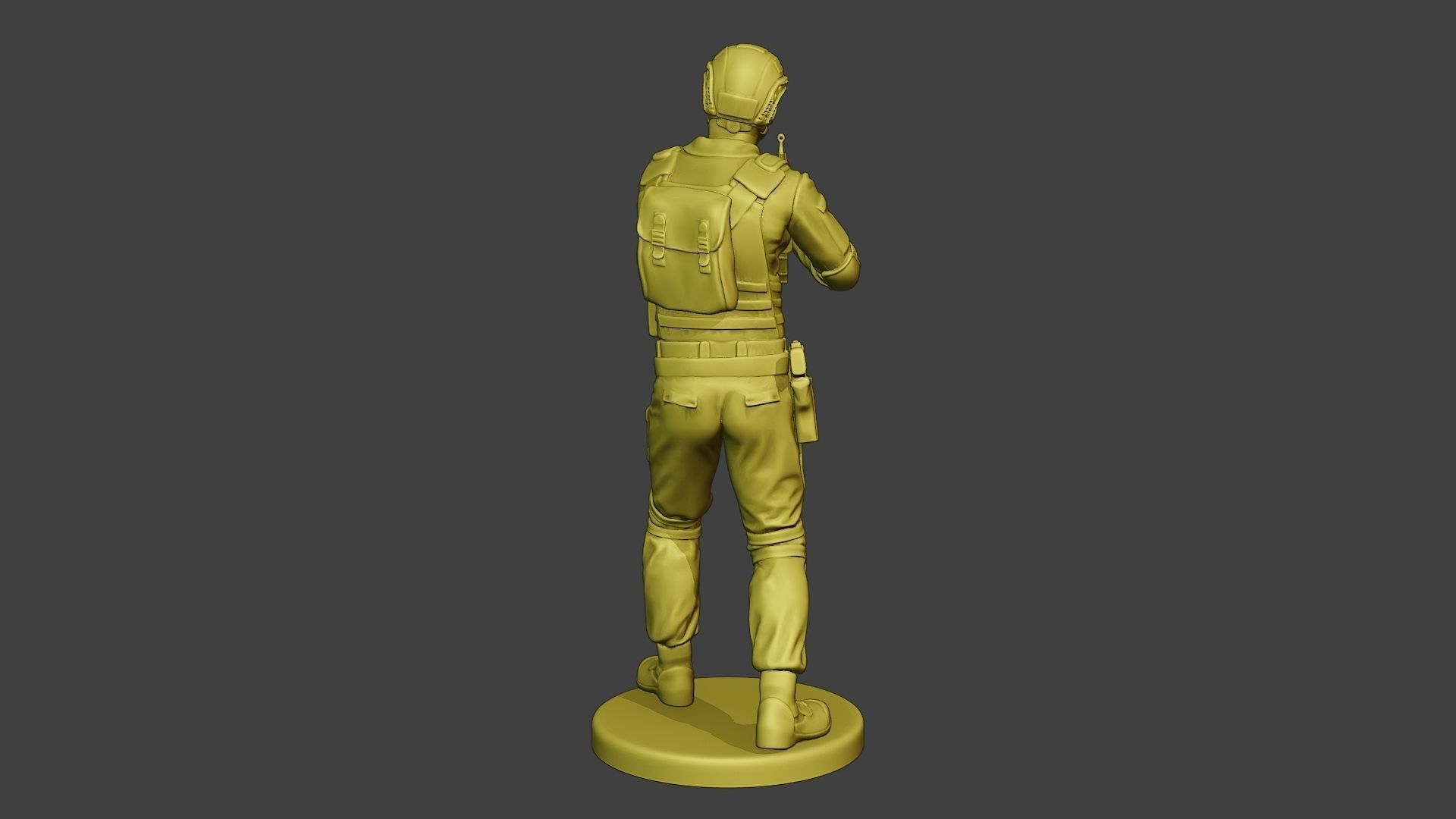 China Actual Special Forces PAP 0012 3D print model_6