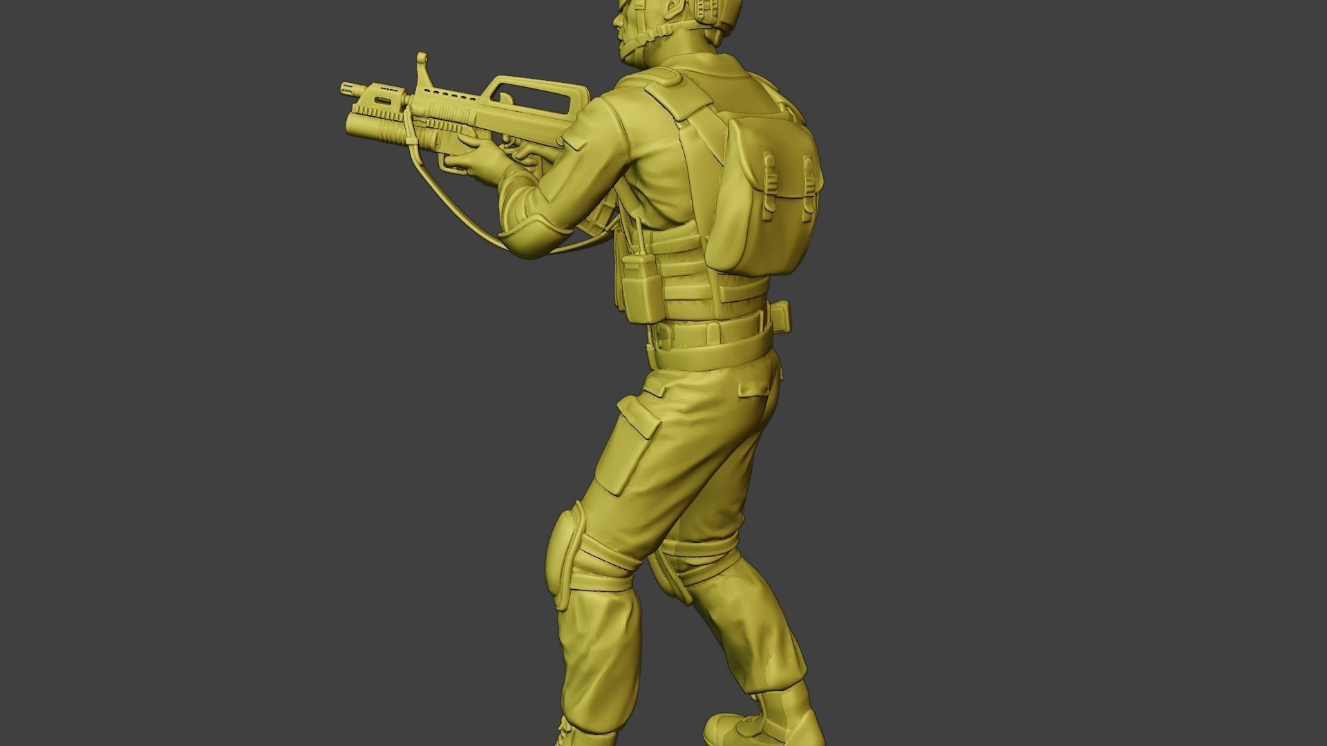 China Actual Special Forces PAP 0012 3D print model_26