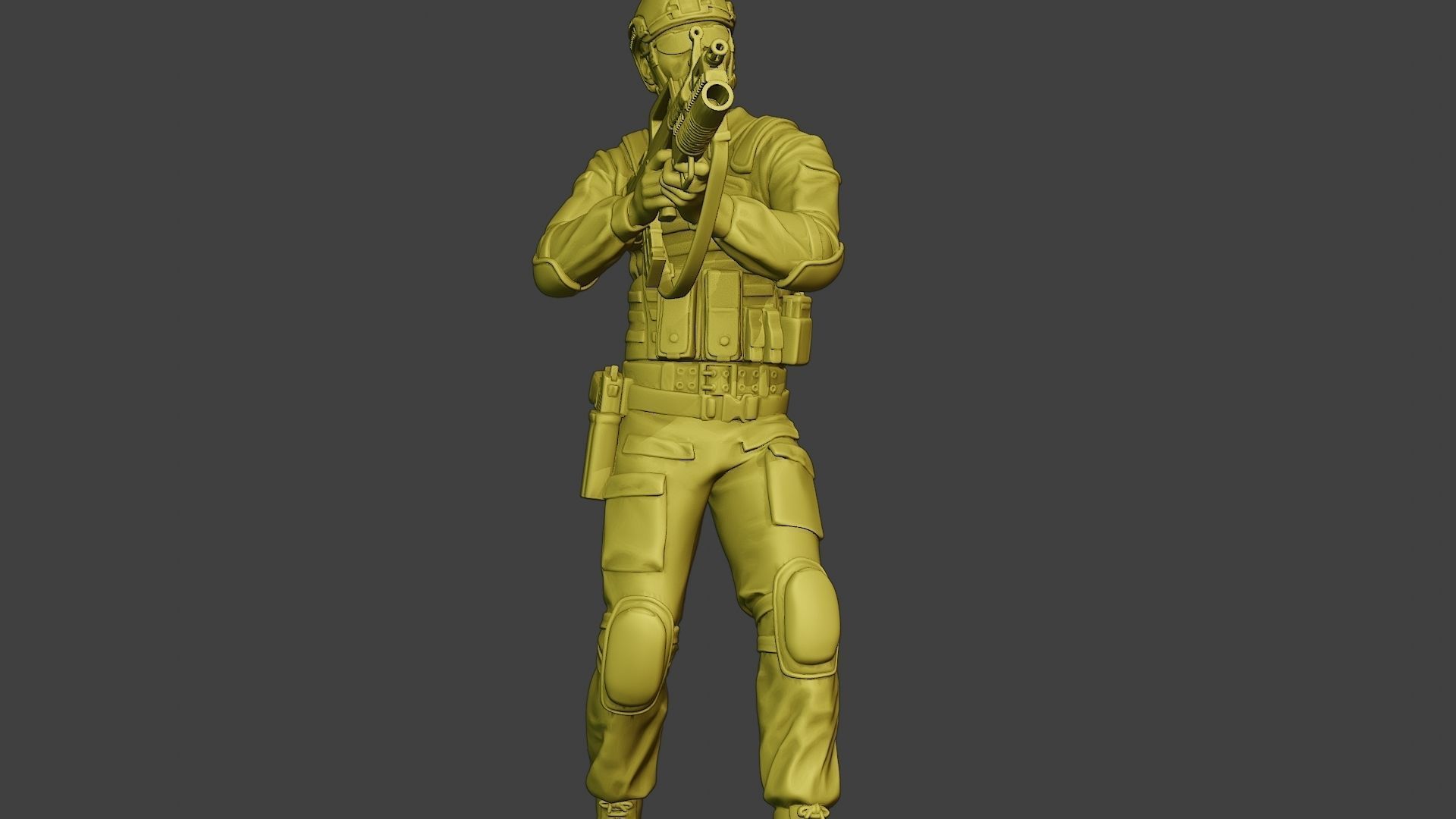 China Actual Special Forces PAP 0012 3D print model_28