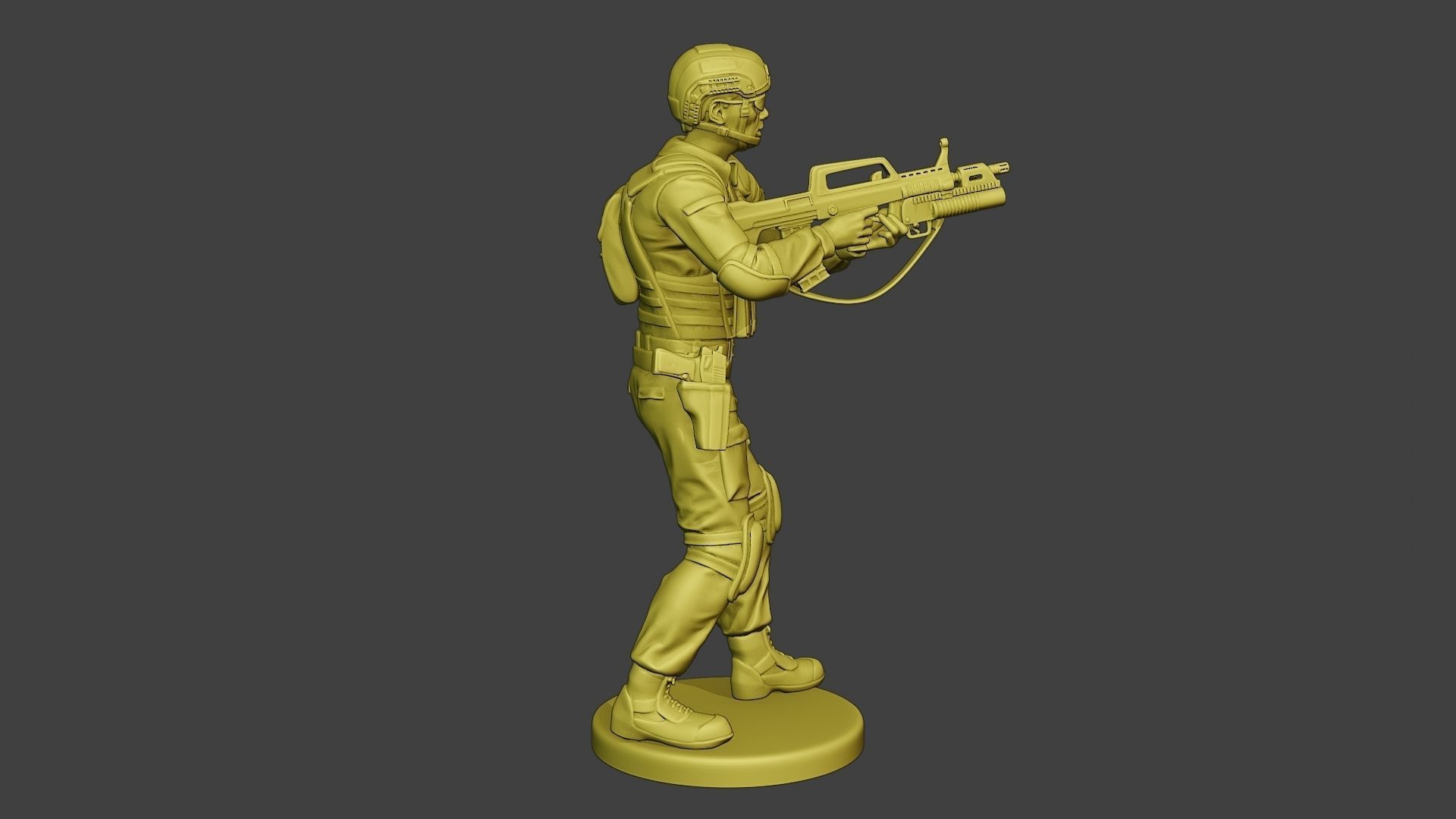 China Actual Special Forces PAP 0012 3D print model_8