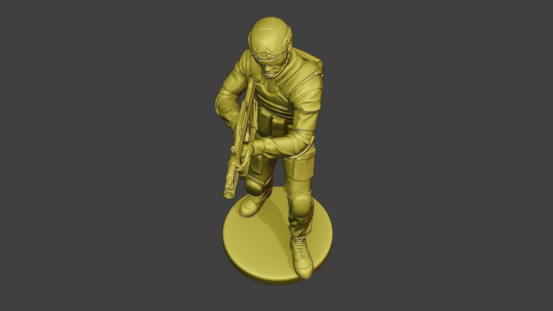 China Actual Special Forces PAP 0012 3D print model_14