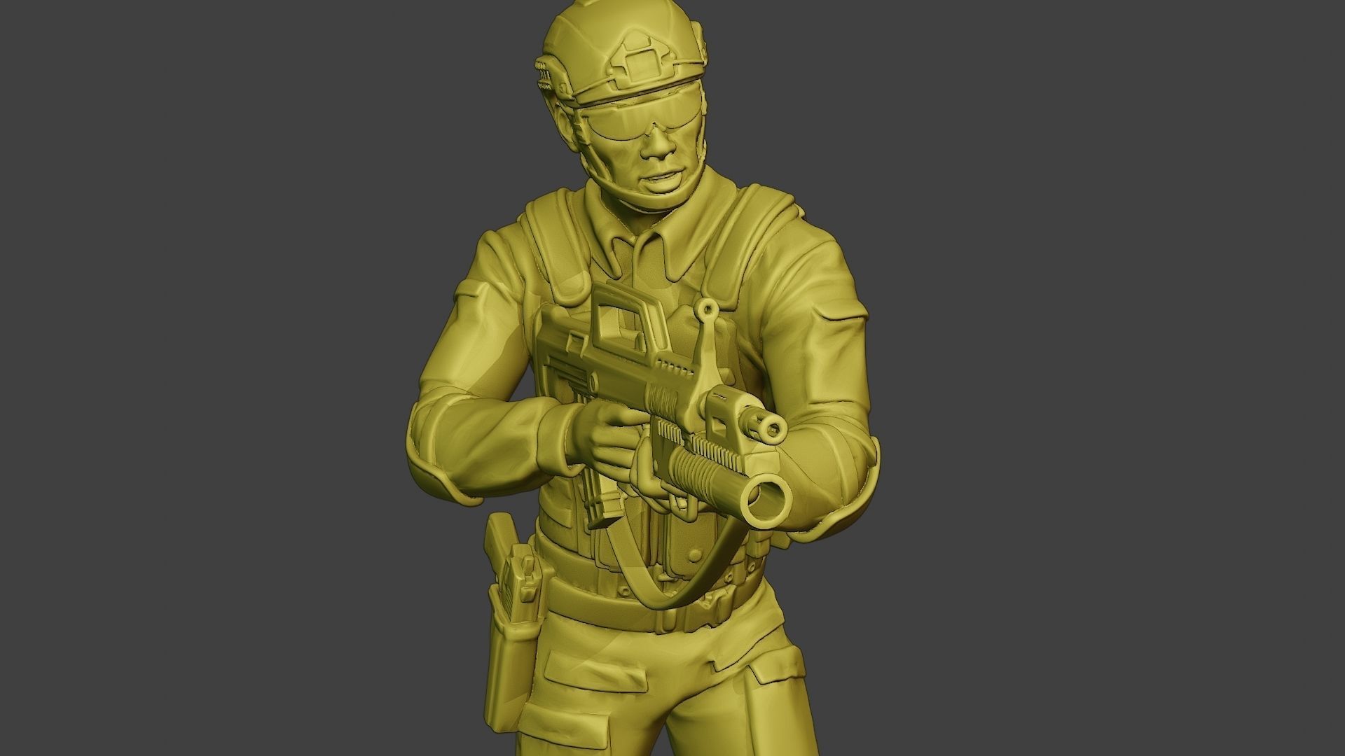 China Actual Special Forces PAP 0012 3D print model_19