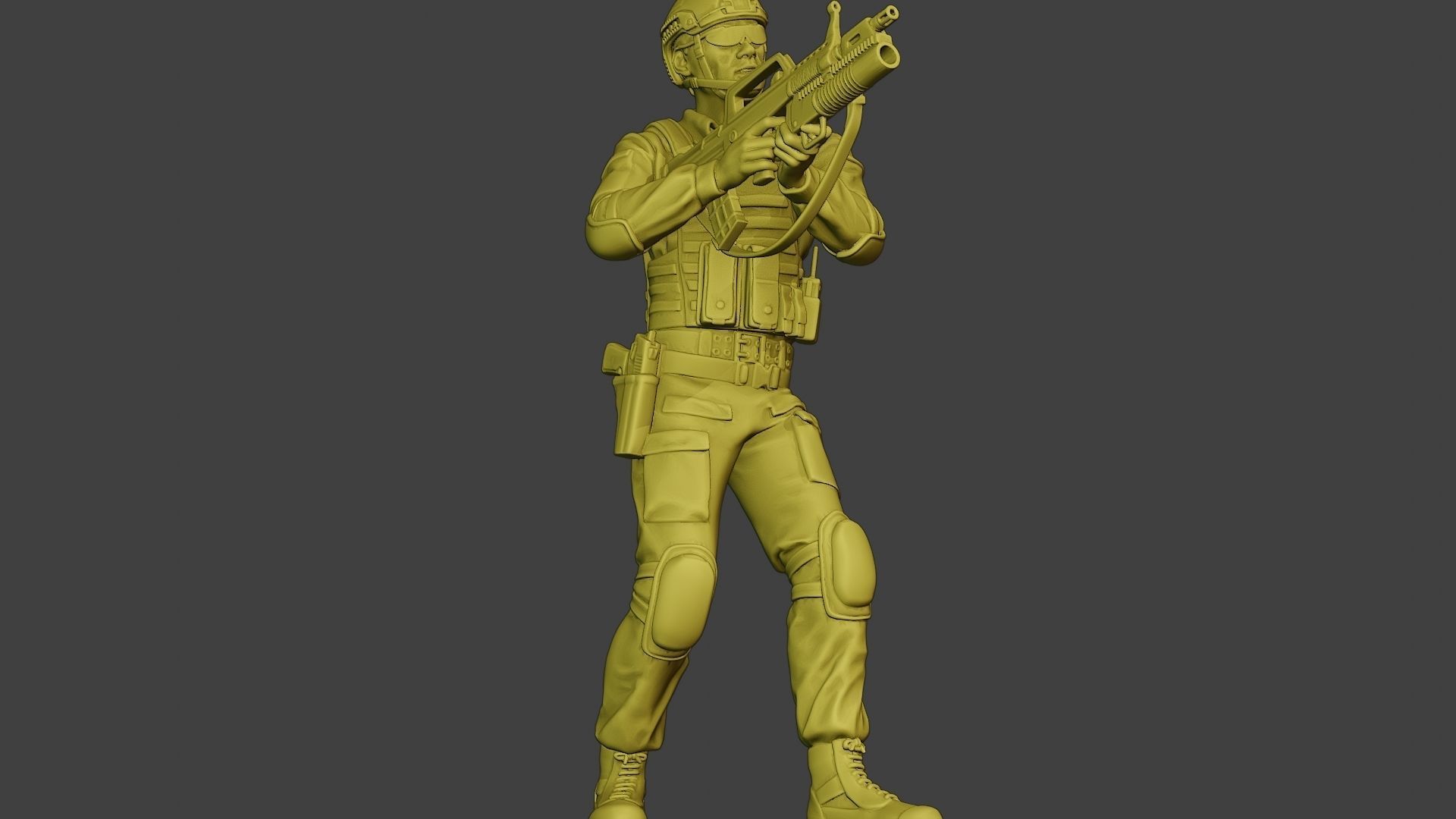 China Actual Special Forces PAP 0012 3D print model_13