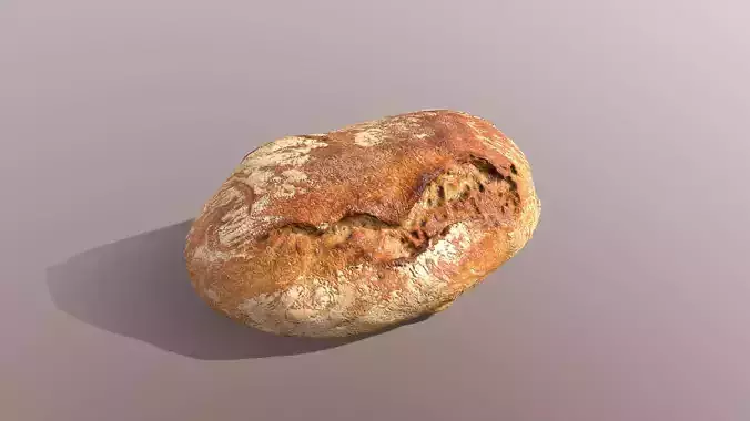 Sourdough Bread 3D model