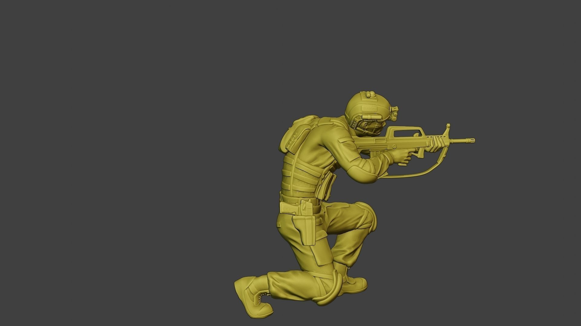 China Actual Special Forces PAP 0014 3D print model_31