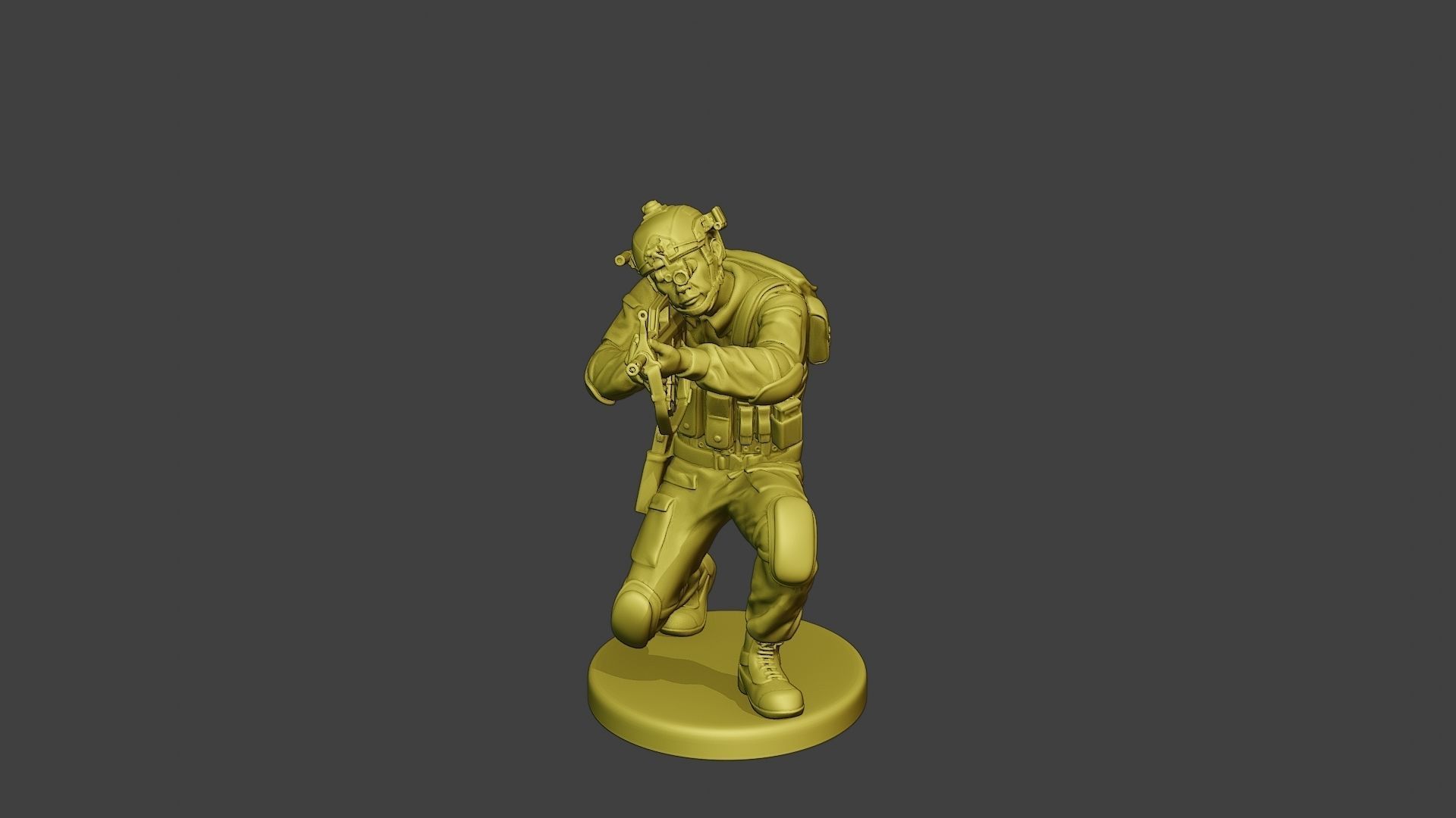 China Actual Special Forces PAP 0014 3D print model_11
