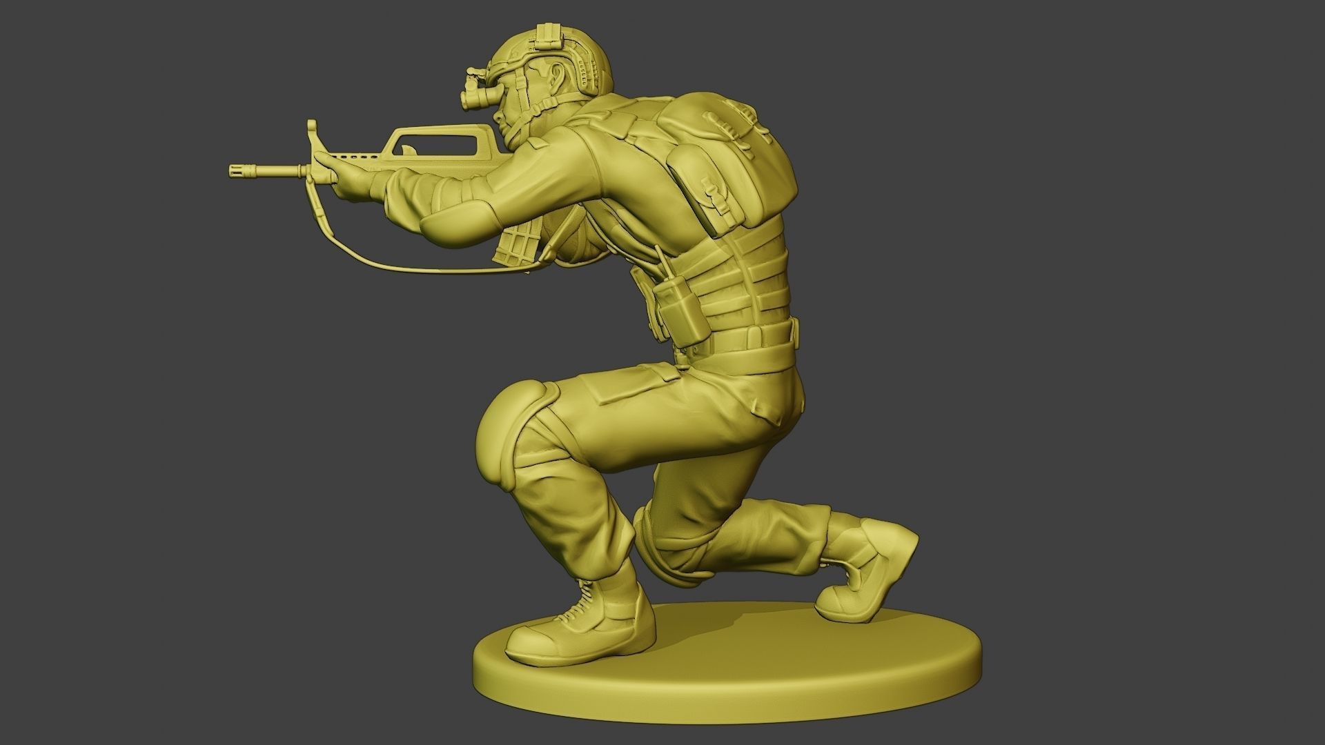 China Actual Special Forces PAP 0014 3D print model_17