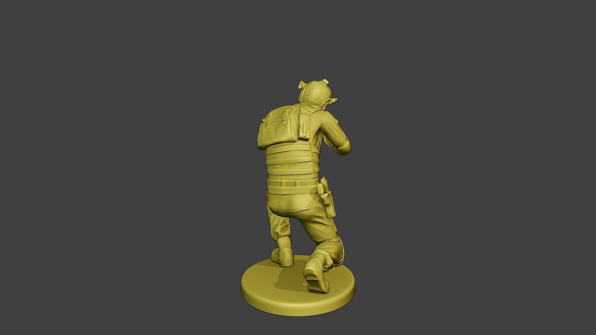 China Actual Special Forces PAP 0014 3D print model_6