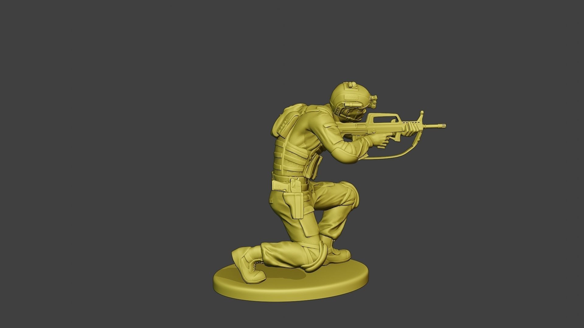 China Actual Special Forces PAP 0014 3D print model_8