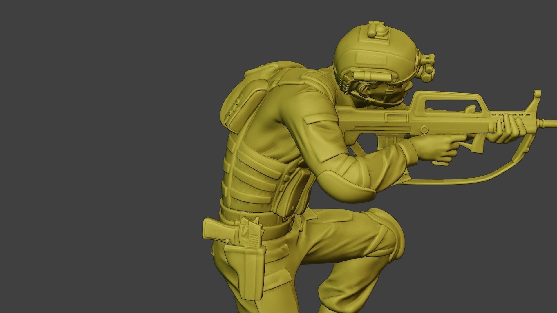 China Actual Special Forces PAP 0014 3D print model_20