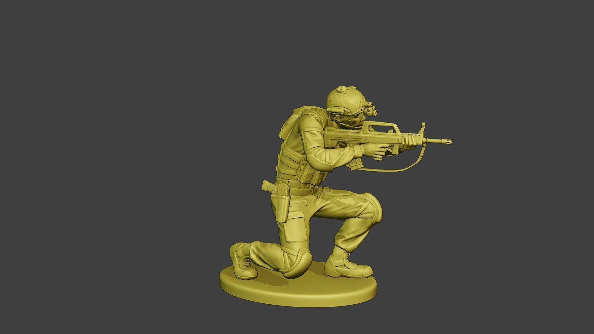 China Actual Special Forces PAP 0014 3D print model_9