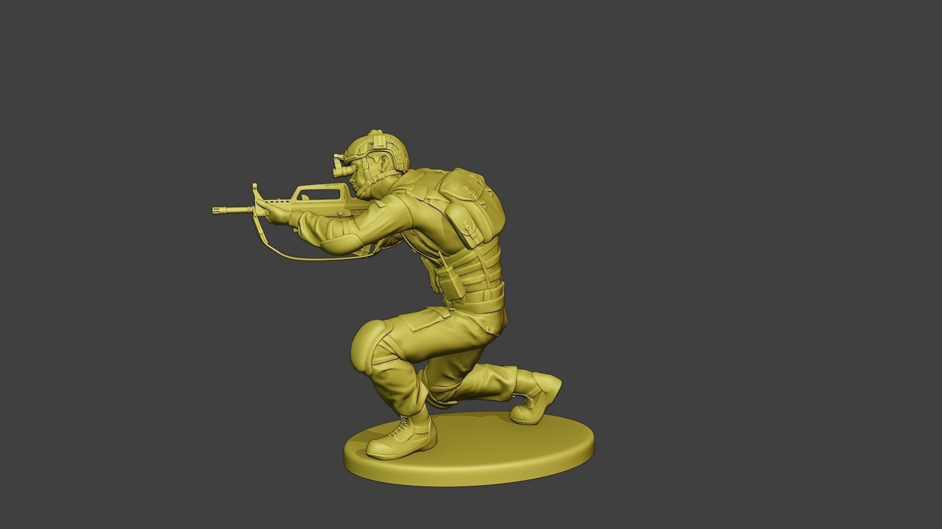 China Actual Special Forces PAP 0014 3D print model_3