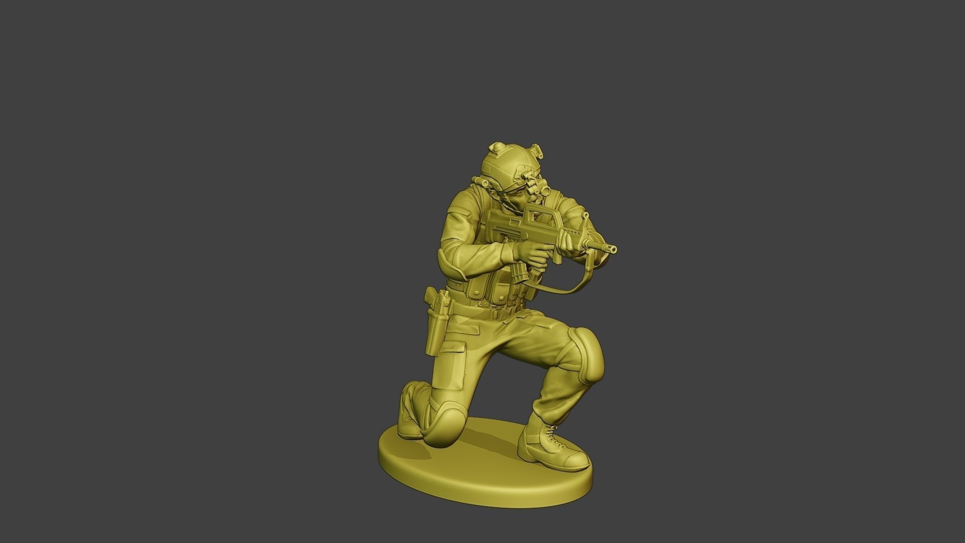 China Actual Special Forces PAP 0014 3D print model_10