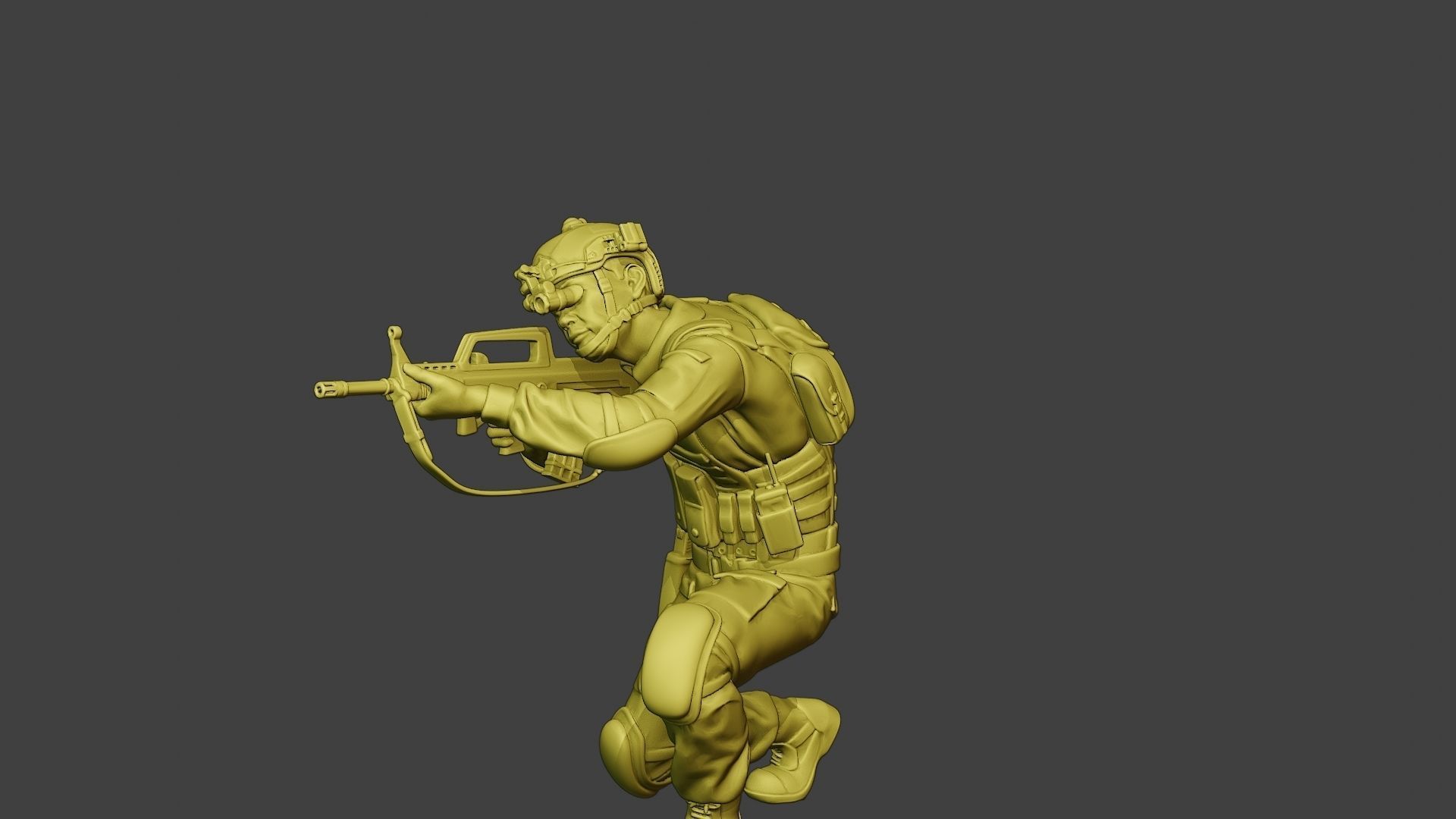 China Actual Special Forces PAP 0014 3D print model_27